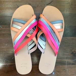 Strappy Rainbow Sandals